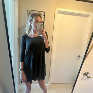 Urban Outfitters Dark Grey long sleeve dress